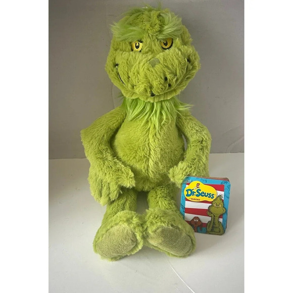 Dr Seuss The Grinch Plush NWT - Picture 1 of 8